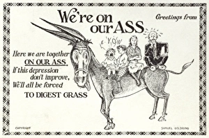 Images Dated 18th April 2011: Great Depression (USA) cartoon