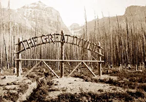 The Great Divide Boundary between BC and Alberta, Canada