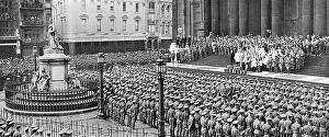 Ingram Gallery: Great Drumhead Service for soldiers, St. Pauls Cathedral