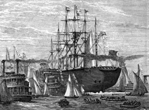 The Great Eastern Arrives at New York