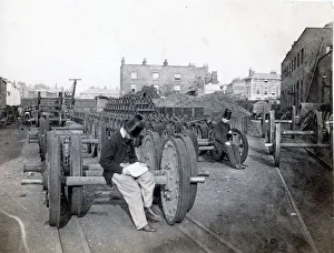 Images Dated 13th January 2020: Great Eastern Railways Locomotive works at Stratford