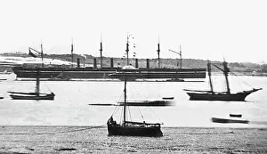 Brunel Prints: The Great Eastern on the River Mersey
