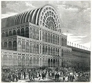 Images Dated 28th February 2019: Great Exhibition - main entrance 1851
