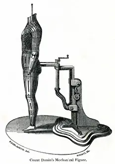 Mechanism Prints: Great Exhibition - mechanical figure 1851