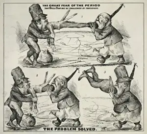 Fear Prints: The great fear of the period That Uncle Sam may be swallowed