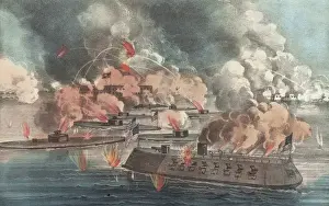 The great fight at Charleston S. C. April, 7th 1863: between
