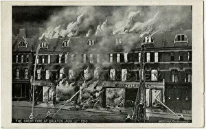 Aflame Gallery: Great Fire at Brixton London - August 19th, 1910