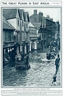 Magdalen Gallery: Great floods in East Anglia 1912