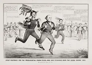 The great footrace for the presidential purse (100, 000 and p