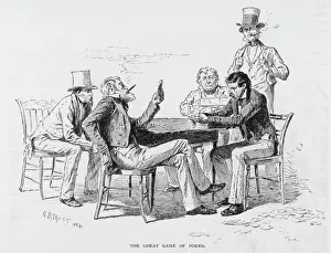 1884 Prints: The Great Game of Poker