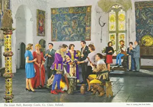 Clare Prints: The Great Hall, Bunratty Castle, Co Clare by Elmar Ludwig