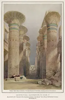 Lotus Prints: Great Hall / Karnak / Egypt
