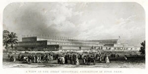 Images Dated 15th October 2018: The Great Industrial Exhibition in Hyde Park 1851