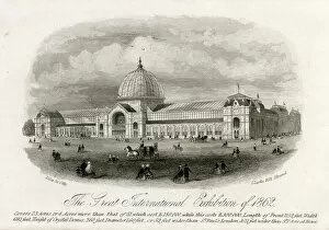 Images Dated 7th August 2017: The Great International Exhibition of 1862, London