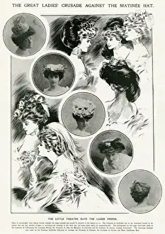 The Great Ladies Crusade Against The Matinee Hat 1906
