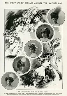 The Great Ladies Crusade Against The Matinee Hat 1906