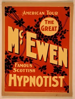 Hypnotist Prints: The great McEwen, famous Scottish hypnotist
