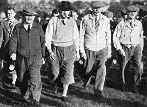 Images Dated 12th September 2020: Four Great Men - Golfers at Totteridge