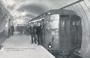 Tube Prints: Great Northern and City (Electric) Railway - Finsbury Park