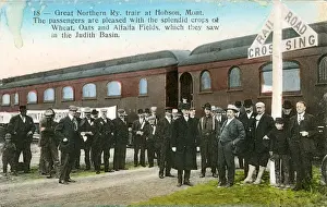 Judith Prints: Great Northern Railroad, Hobson, Montana
