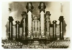 Tabernacle Prints: Great Organ in the Mormon Tabernacle - Salt Lake City
