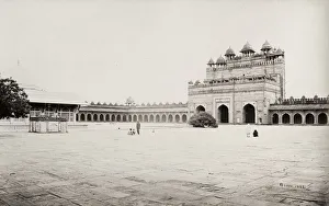 Courtyard Prints: Great Quadrangle, Fatehpur Sikri, India, Samuel Bourne