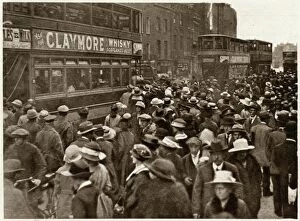 Great railway strike, available tram-car 1919
