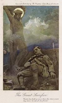 Images Dated 5th August 2015: The Great Sacrifice by James Clark, WW1