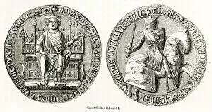 Images Dated 22nd February 2019: Great seal of Edward I