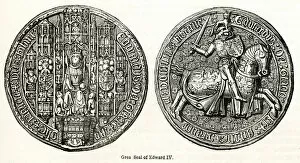 Seals Gallery: Great seal of Edward IV
