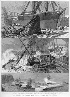 Gales Prints: Great Snowstorm 1881