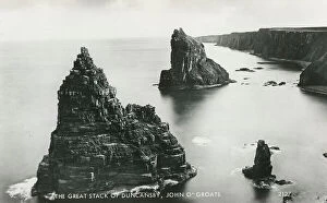 Valentines Collection: The Great Stack Of Duncansby John O Groats Scotland