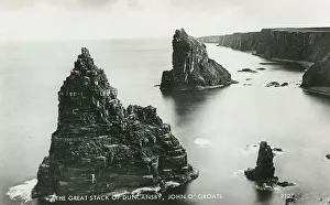 Stack Prints: The Great Stack Of Duncansby John O Groats Scotland
