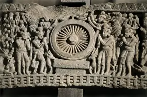 Speech Prints: Great Stupa. 3rd BC. INDIA. Sanchi. Great Stupa