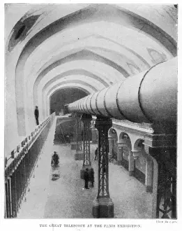 The great telescope at the Paris Exhibition