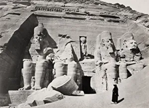 Great temple of Abu Simbel, rock cut, Egypt