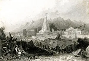 Ganges Prints: The Great Temple, Hardwar or Haridwar, India