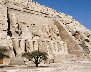 Africans Gallery: Great Temple of Rameses II. EGYPT. ASWAN. Abu