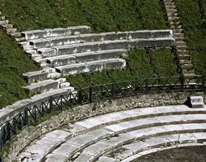 Theater Prints: Great Theater. Pompeii. Italy