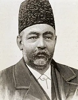 Vizier Prints: Great Vizier of the Shah of Persia. Engraving