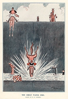 Jumps Gallery: The Great Water Joke by H. M. Bateman