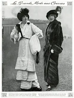 Tulle Prints: Great way to the races 1912
