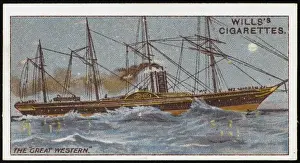 Brunels Prints: GREAT WESTERN STEAMER