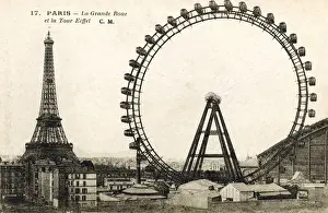 The Great Wheel and the Eiffel Tower - Paris, France