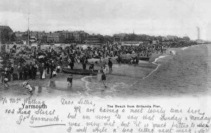 Images Dated 6th February 2012: Great Yarmouth - The Beach from Britannia Pier