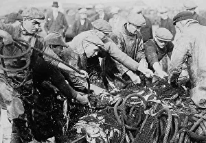 Great Yarmouth herring fishermen early 1900s