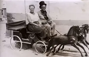 Great Yarmouth, Norfolk - Elderly Couple at the seaside
