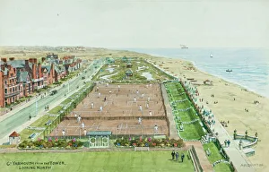 Great Yarmouth, Norfolk, looking north from Tower