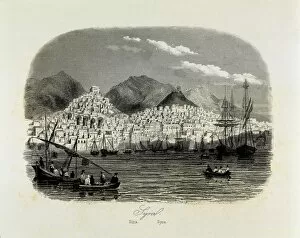 Greece (1863). Island of Syros. Illustration