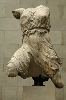 Images Dated 1st April 2008: Greece. Athens. Parthenon West Pediment. Figure of Iris. Abo